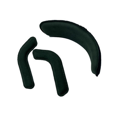 El casco táctico universal 100g rellena color ajustable del negro del material de algodón
